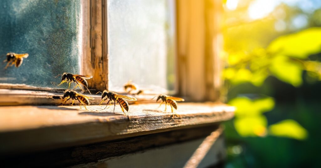 ants on window sill, concept of pest control plans for 2025