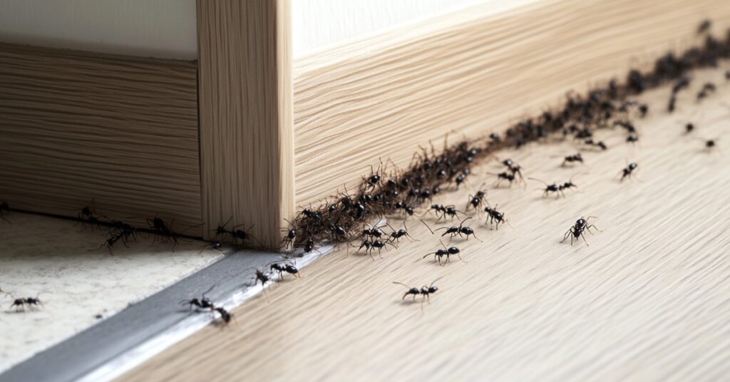 ant infestation, concept of pest control plans for 2025